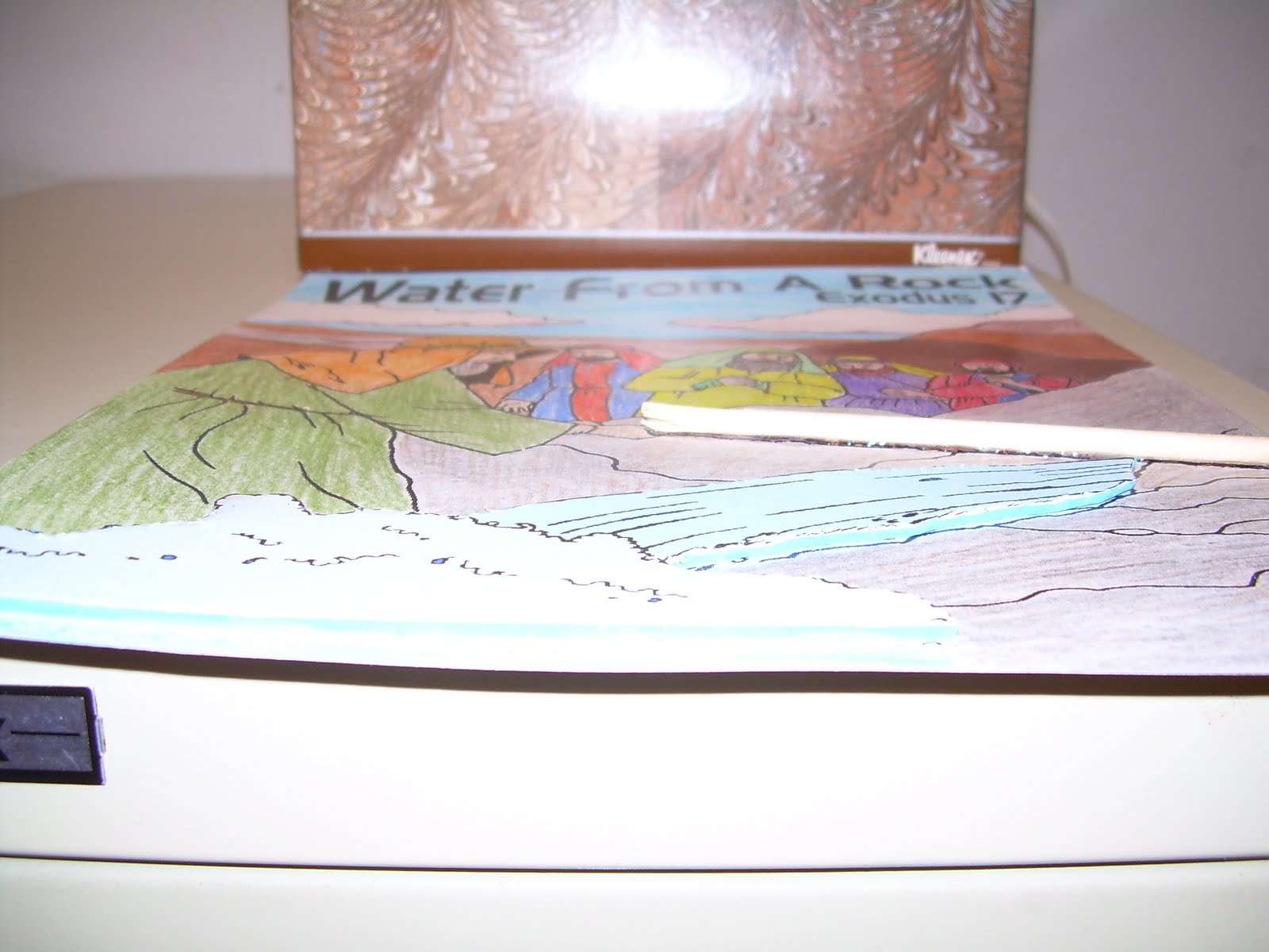 Wednesday’s Explorer Journal Activity….Moses Strikes the Rock